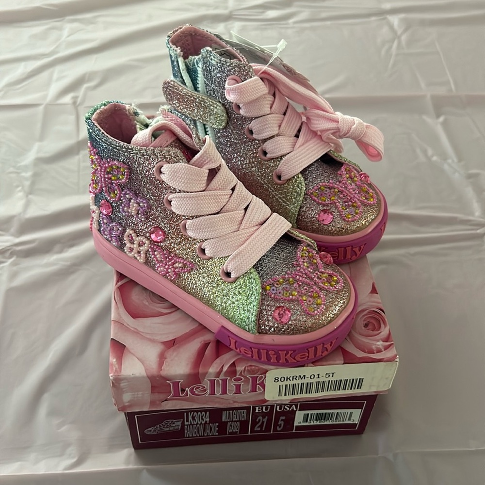 Lelli Kelly high stop toddler sneaker